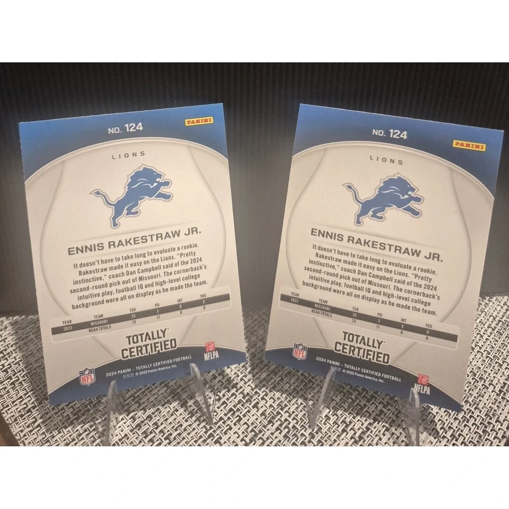 2024 Totally Certified Rookies Ennis Rakestraw Jr. #124 Mirror & Platinum Mirror